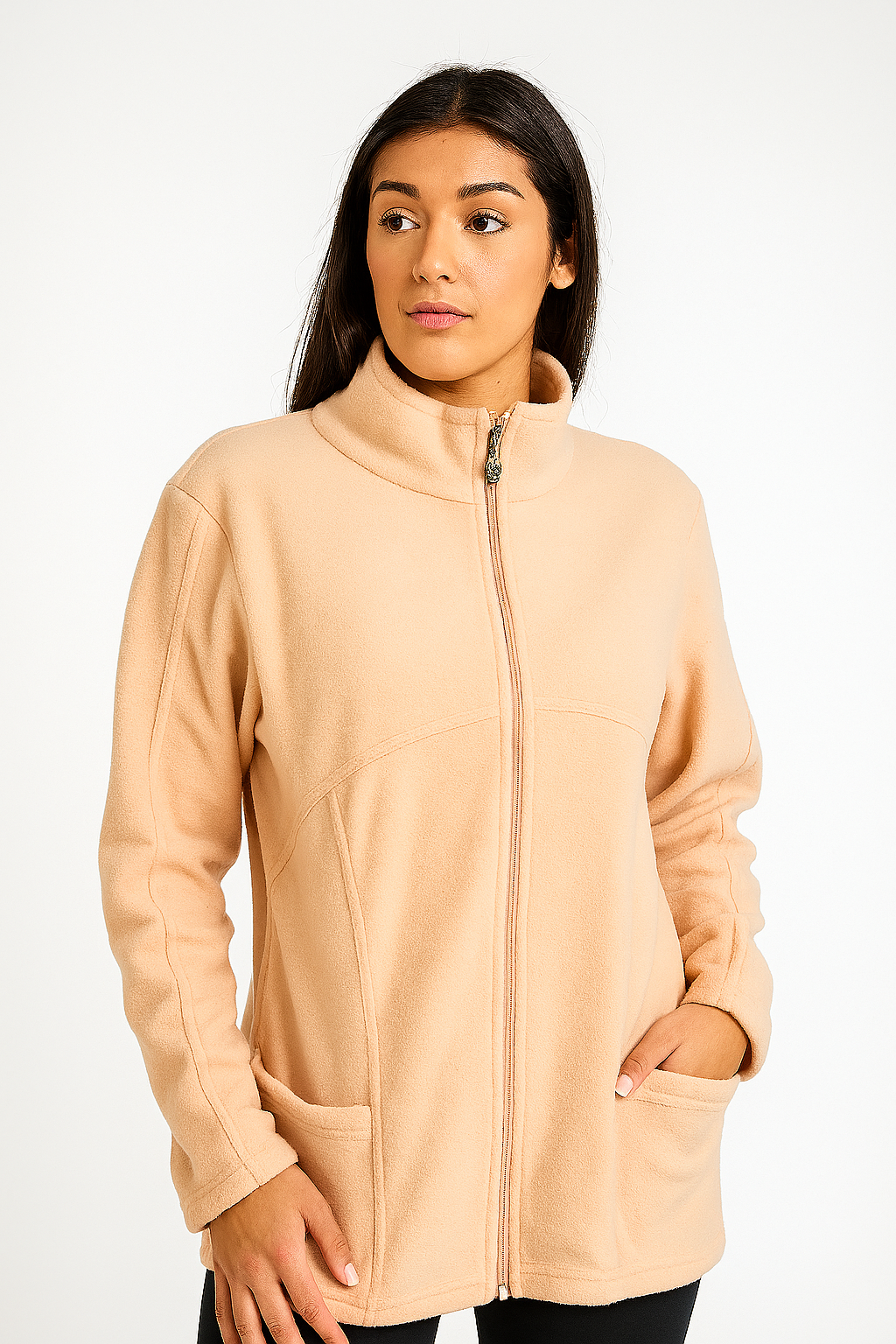Jaqueta Feminina em Soft com Zíper - Conforto e Estilo nos Dias Frios
