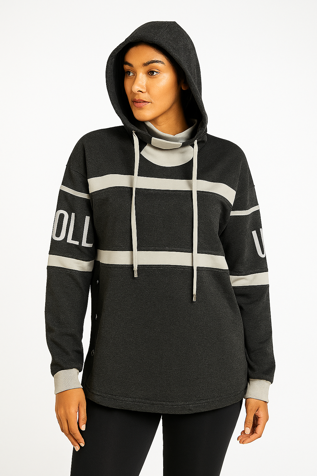 Moletóm Térmico Feminino com Botões Laterais – Conforto e Estilo para os Dias Frios