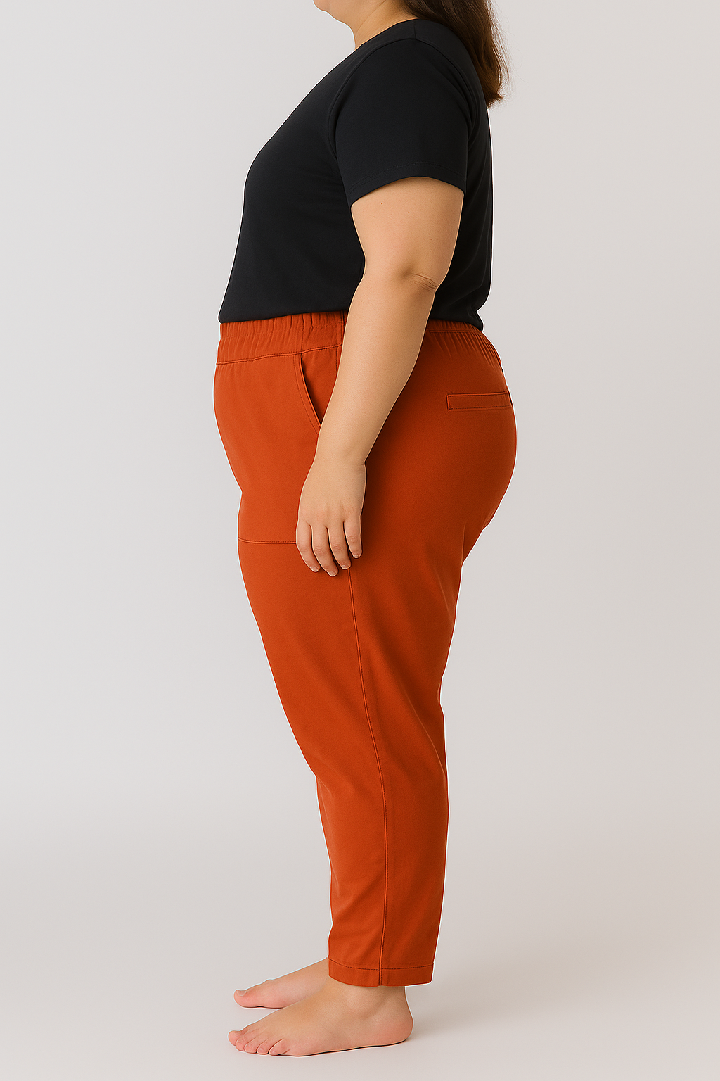 Calça Jogger Plus Size Feminina – Estilo e Conforto em Cada Movimento - Imagem 3