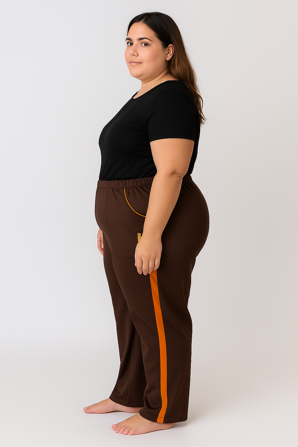 Calça Jogger Feminina Plus Size – Conforto e Estilo para Todos os Momentos - Imagem 2