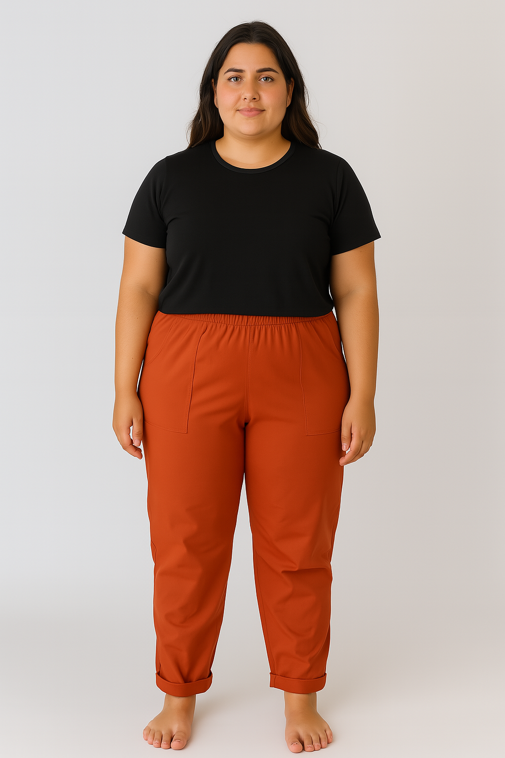 Calça Jogger Plus Size Feminina – Estilo e Conforto em Cada Movimento