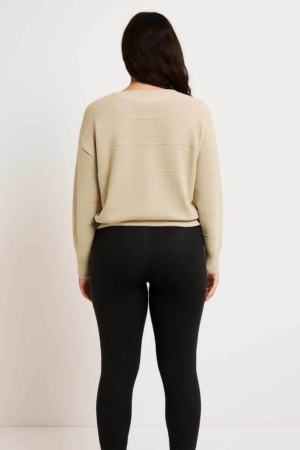 Legging Evolution Preta com Estampa em Alto-Relevo - Imagem 4