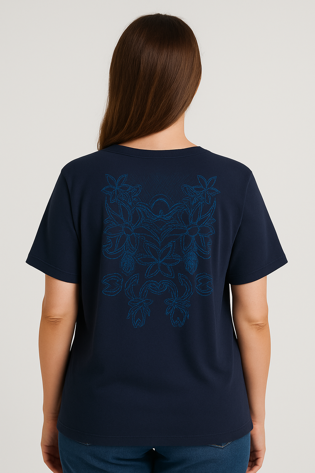 Blusa Feminina Malwee com Estampa Floral Bordada – Conforto e Estilo no Dia a Dia - Imagem 3