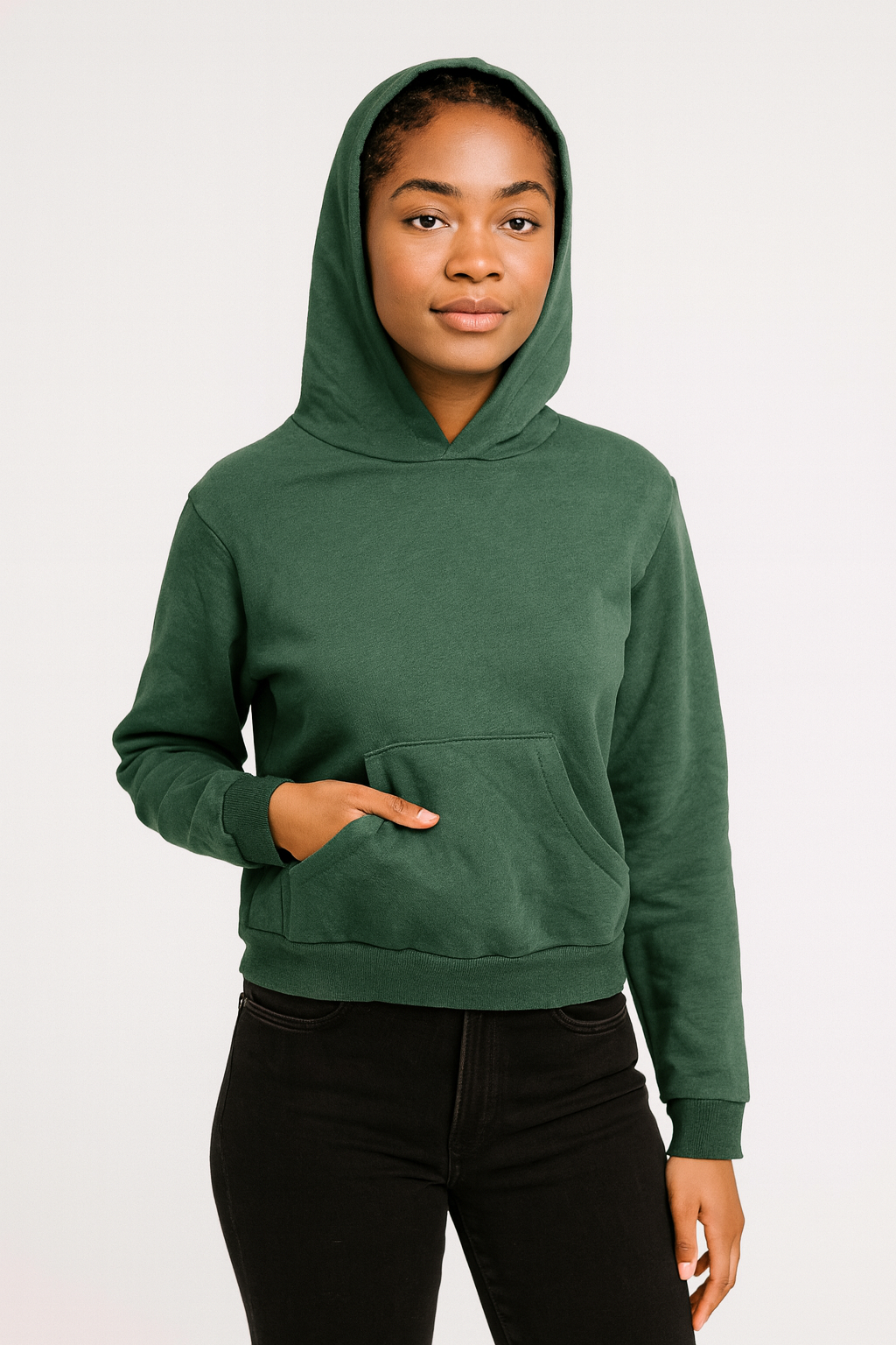 Moletom Cropped Malwee com Capuz