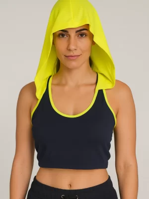 Top Evollution com Capuz Neon