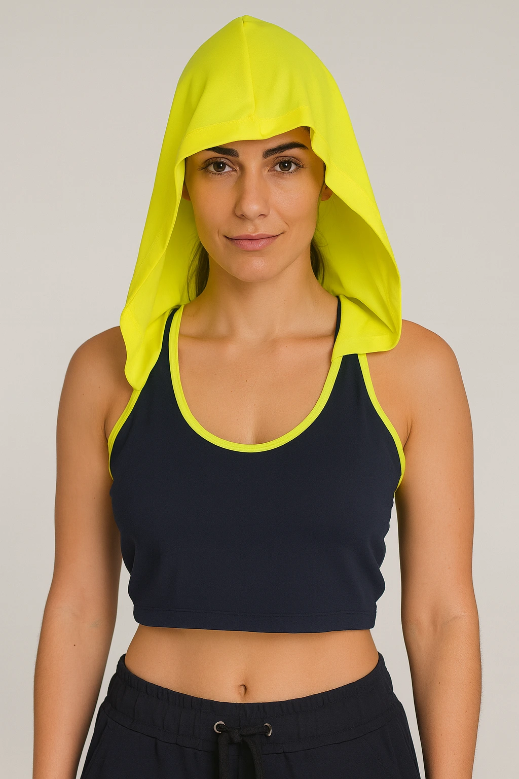 Top Evollution com Capuz Neon