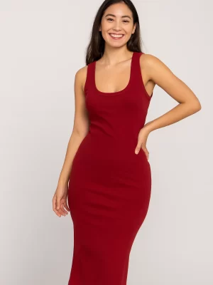 Vestido Vermelho Midi – Elegância e Conforto