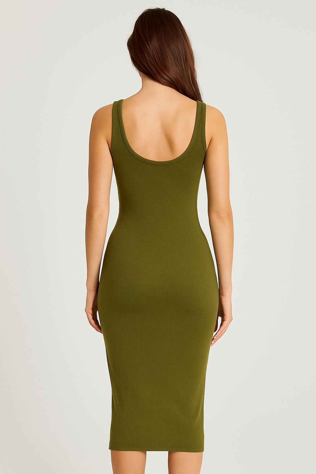 Vestido Midi Verde – Elegância Natural e Versátil - Imagem 2