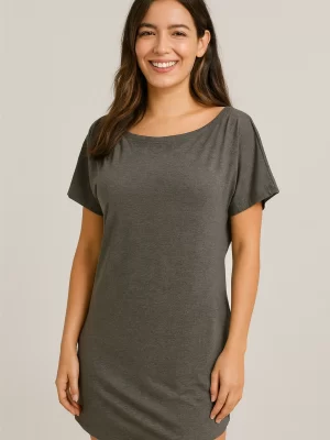 Vestido Evollution Cinza Feminino – Conforto e Estilo para o Dia a Dia